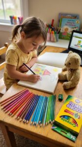 Creative Kids Art Station - Best Coloring Pencils & Sketching Ideas