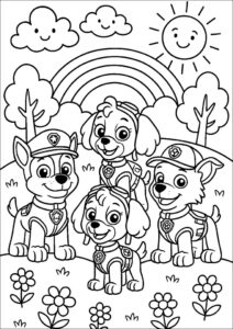 Paw Patrol Coloring Page